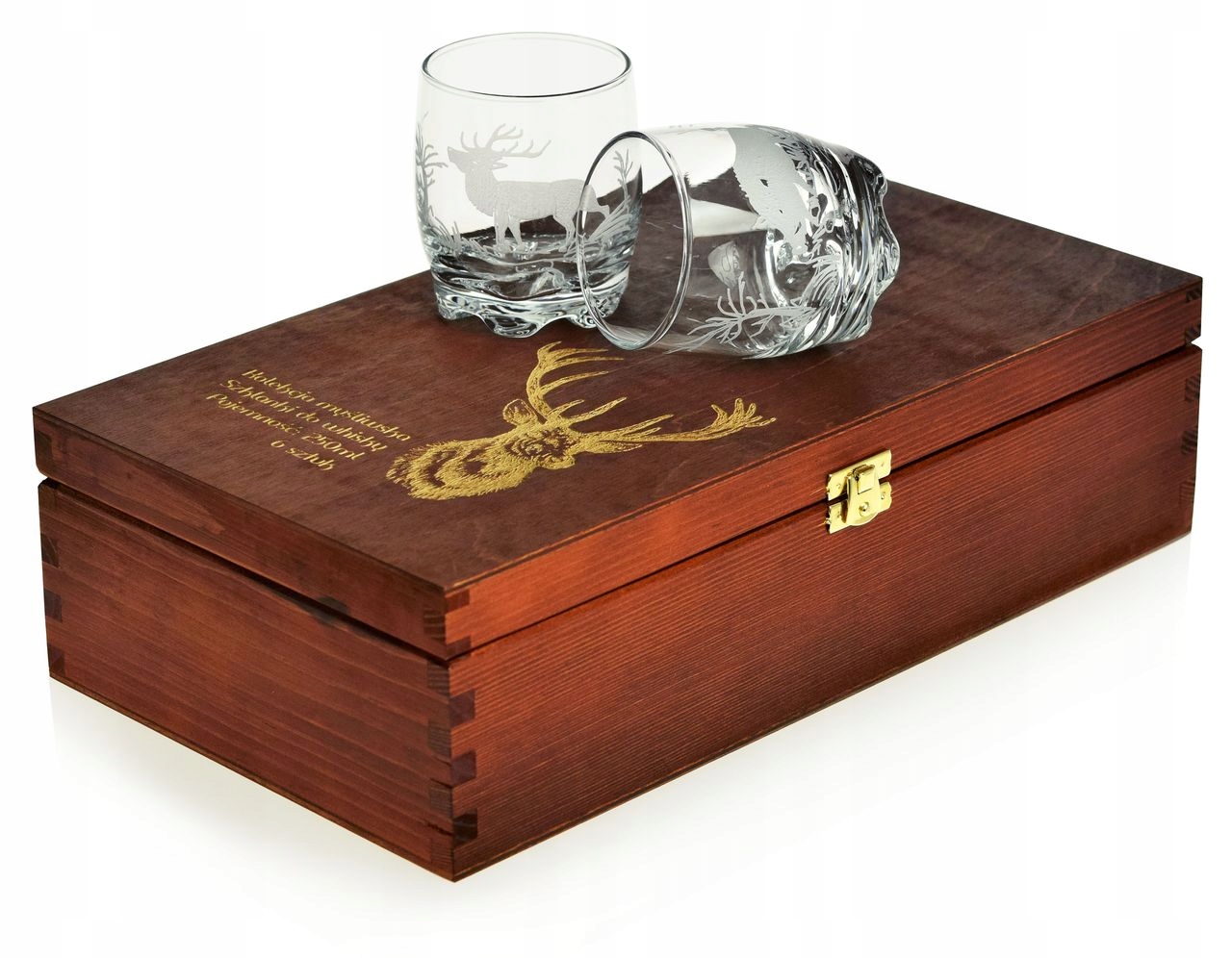 

Szklanki do whisky Myśliwskie 250ml w skrzynce (5)
