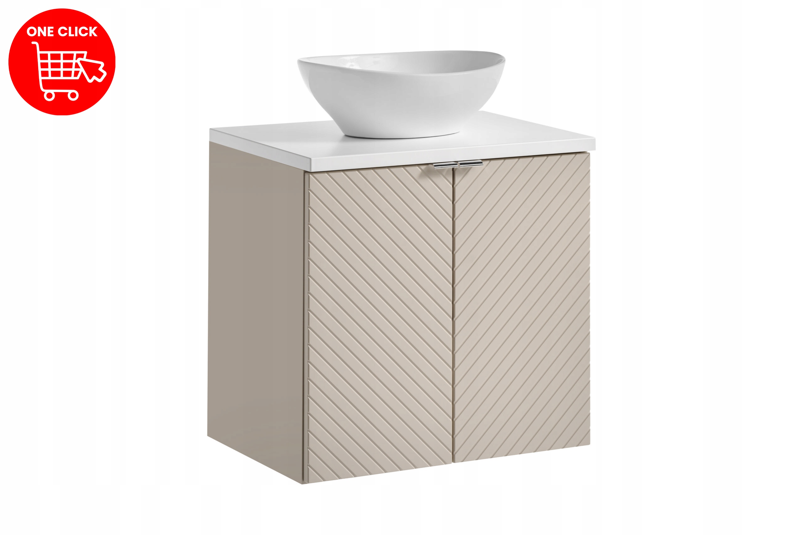 Nábytková sada 60 cm s deskou a umyvadlem na desku Lola