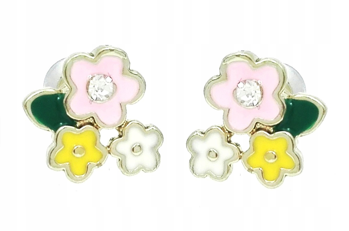 

Kolczyki kwiaty kolorowe