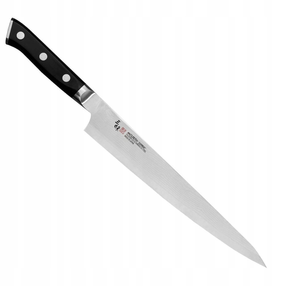 Mcusta Zanmai Classic Damascus VG-10 Pakka Japonský ostrý nôž Sujihiki 24 cm