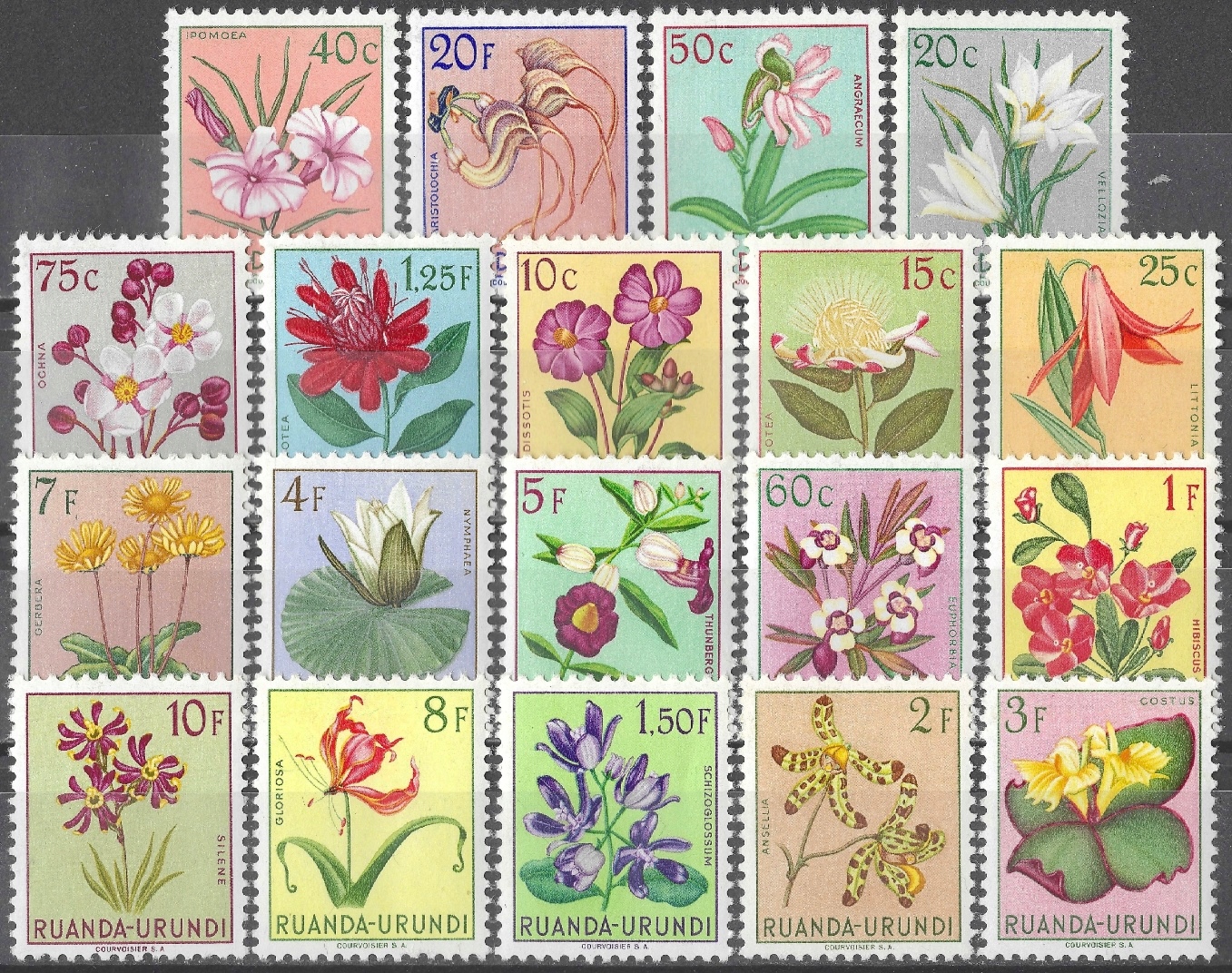 Ruanda-Urundi - flora** (1953) SW 129-147