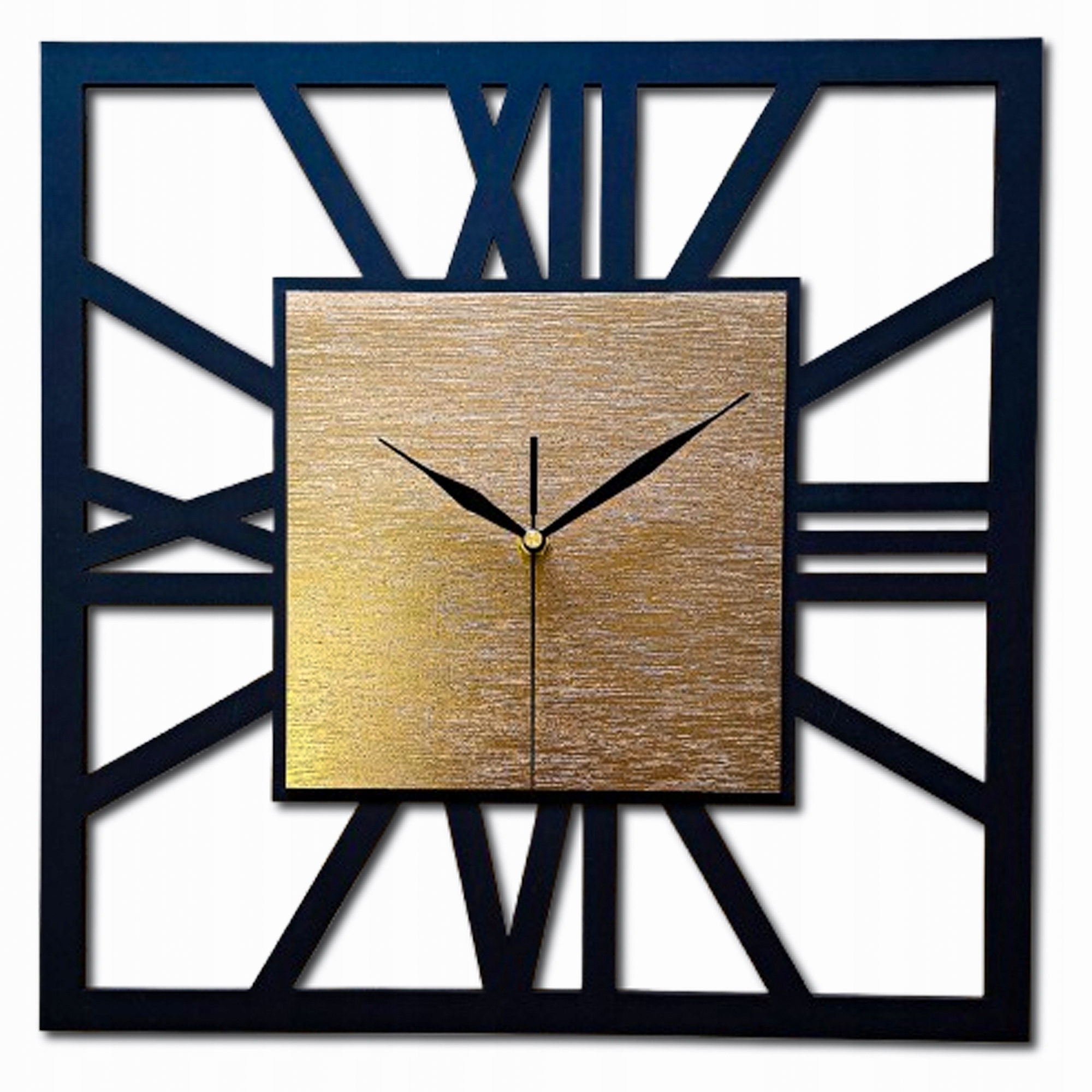 Velké Nástěnné Hodiny Do Obývacího Pokoje, Do Kuchyně, Klasické, Římské, Zlaté, Tiché