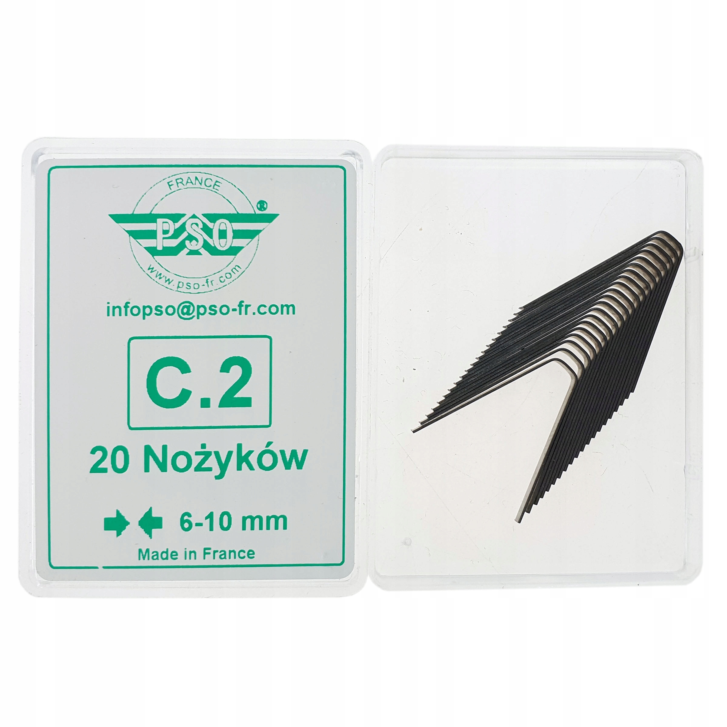 

Nożyki C2 6-10mm do Nacinarki Bieżnika Pso PS-15