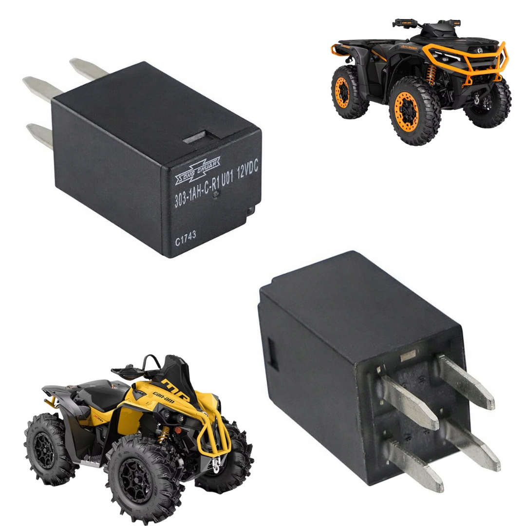 Przekaźnik Stycznik Polaris Can Am 4 Piny 12V 20A Renegade Outlander