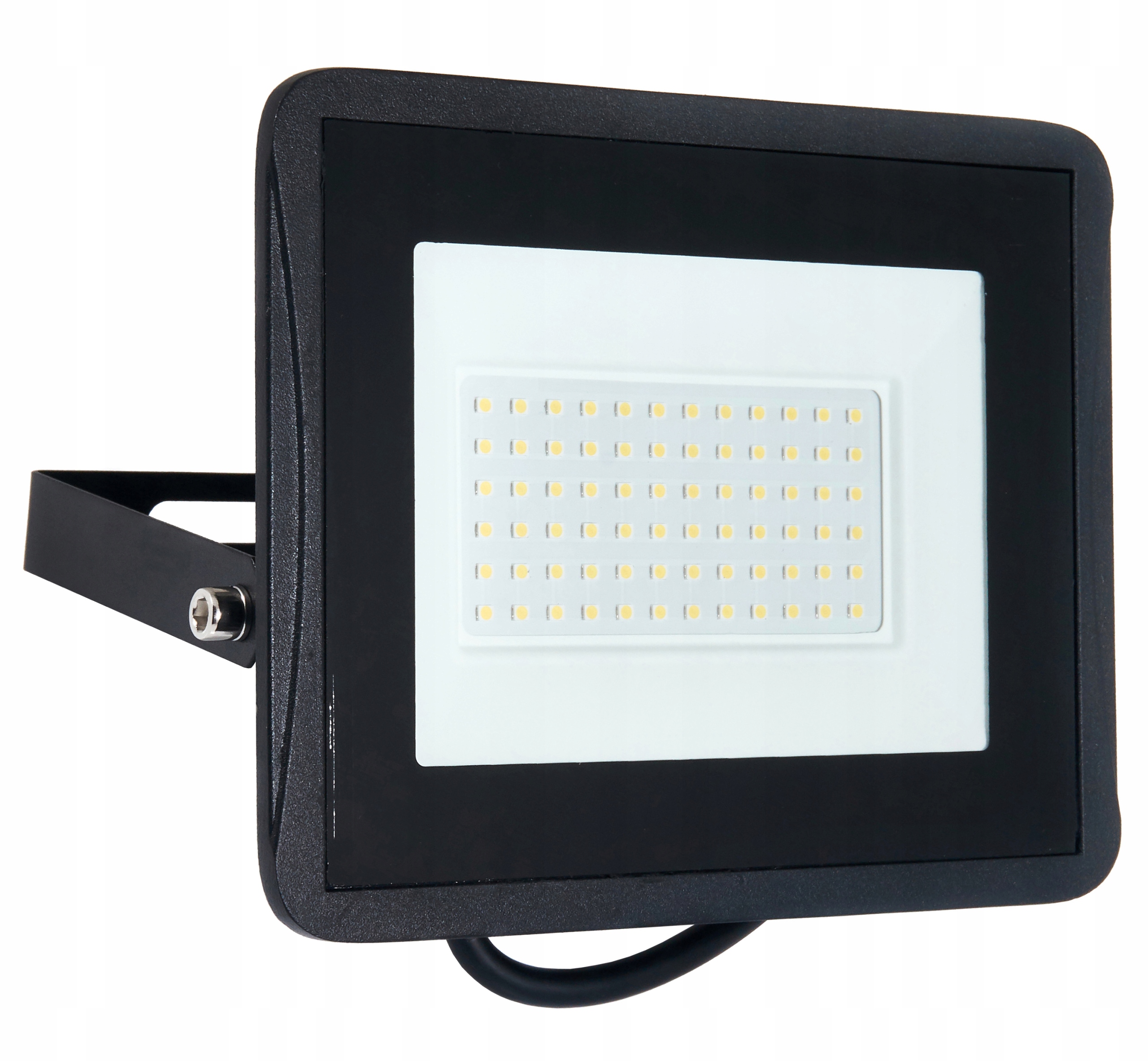 2x HALOGEN NAŚWIETLACZ LED 100W LAMPA 200W +STATYW Kolor czarny