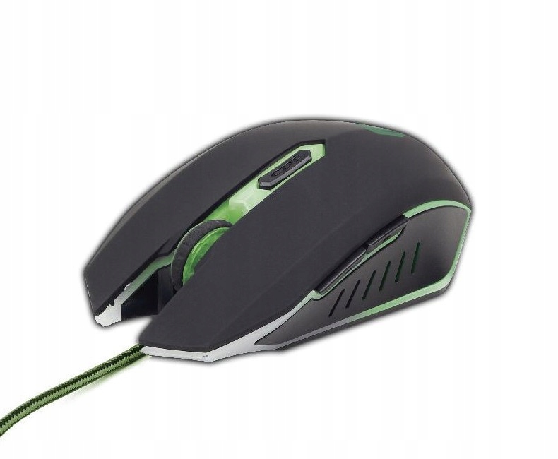 

Mysz gamingowa Gembird MUSG-001-G zielone podśw