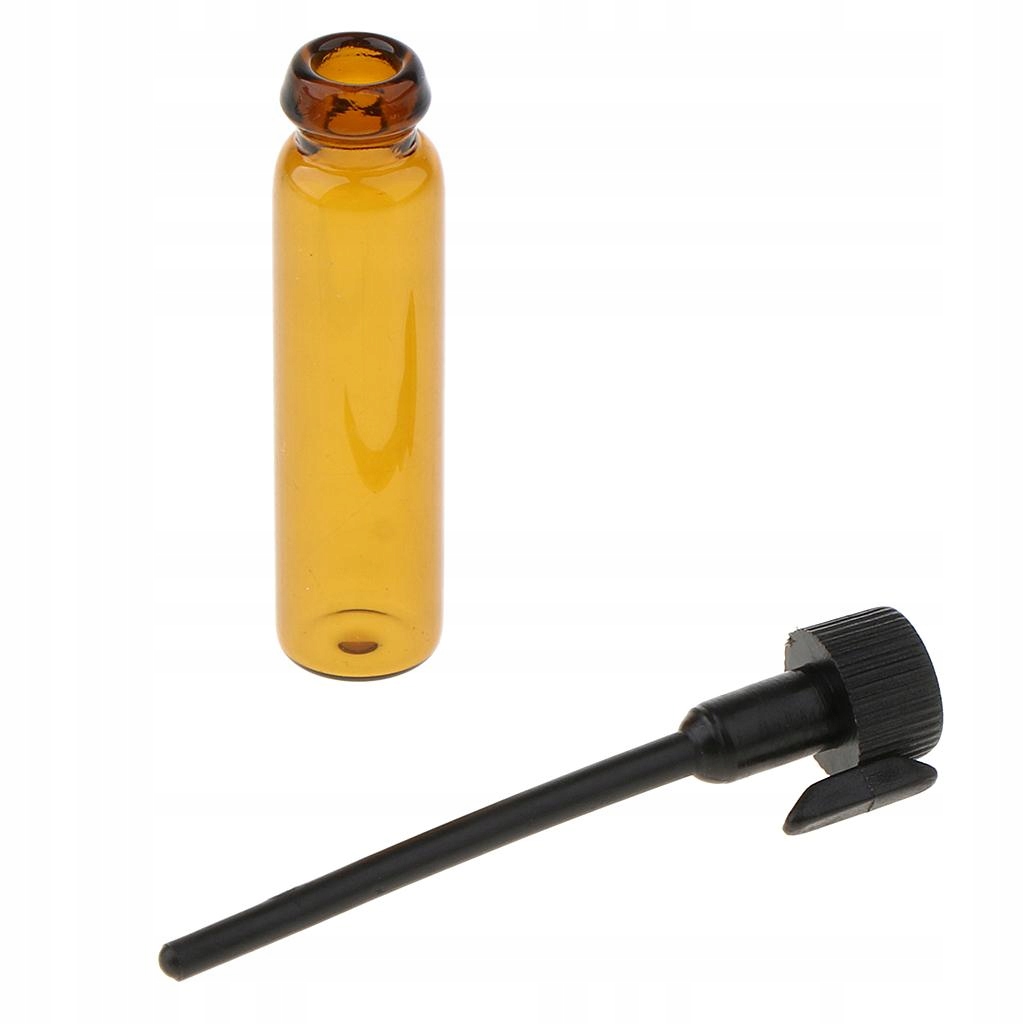 50pcs 1ml Empty Refillable Amber Bottles for Marka bez marki