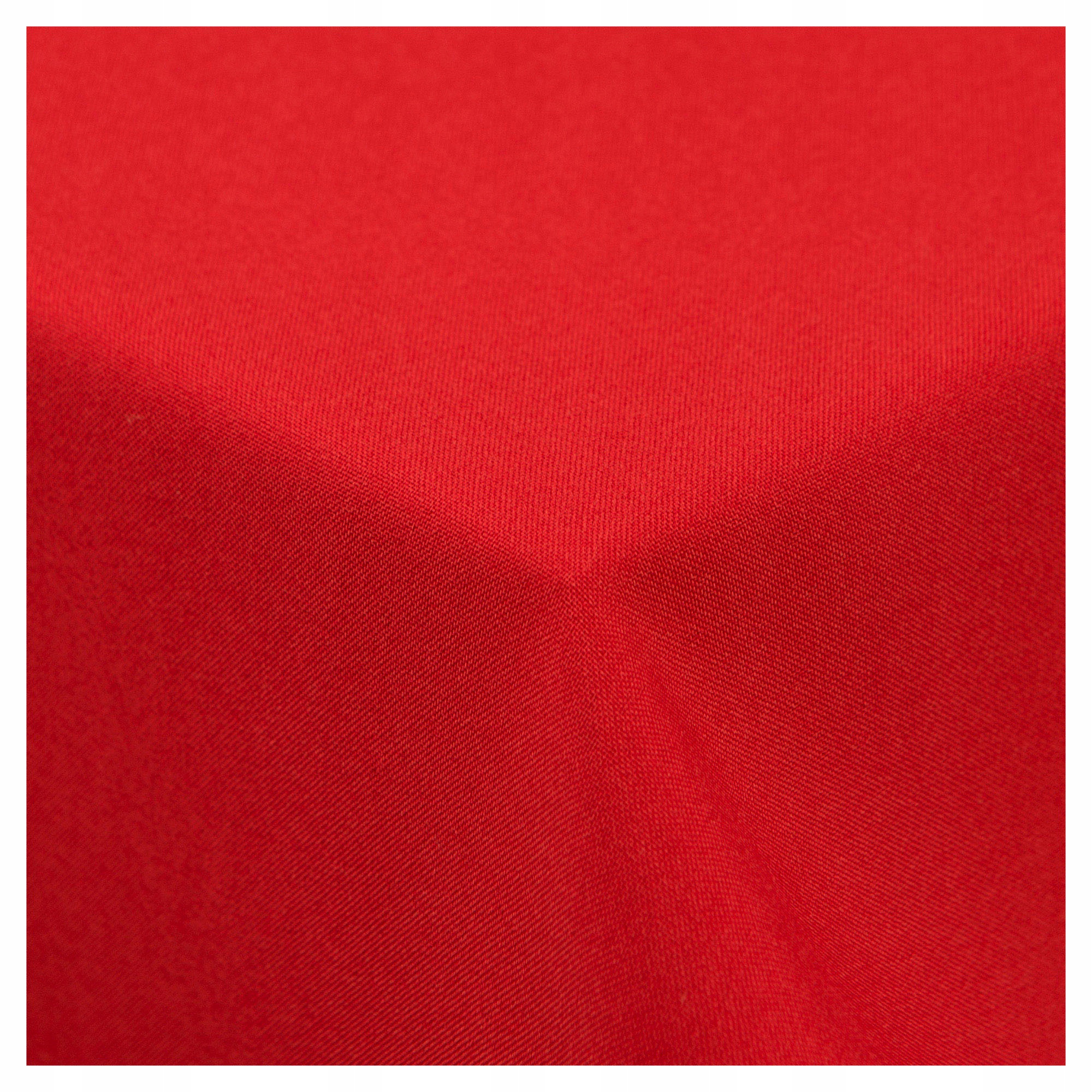 ELEGANCKI GŁADKI OWALNY OBRUS OWAL CZERW 140x260 Długość 260 cm