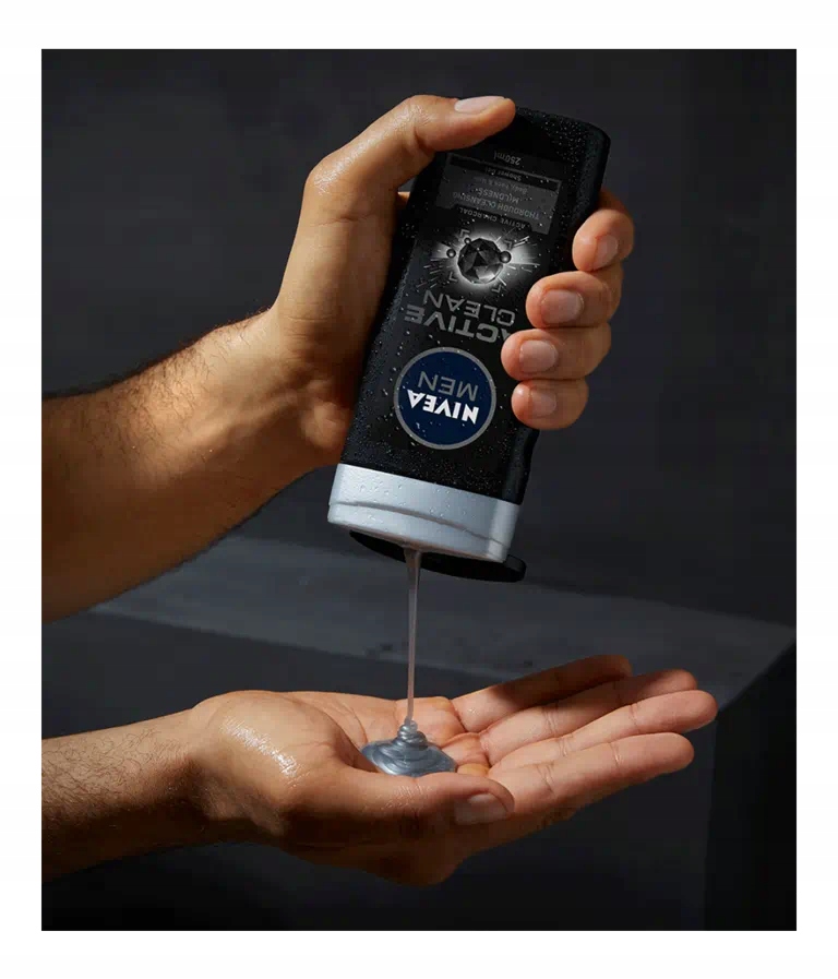 ŻEL POD PRYSZNIC NIVEA MEN 500ML ACTIVE CLEAN MĘSKI Wyrób medyczny nie