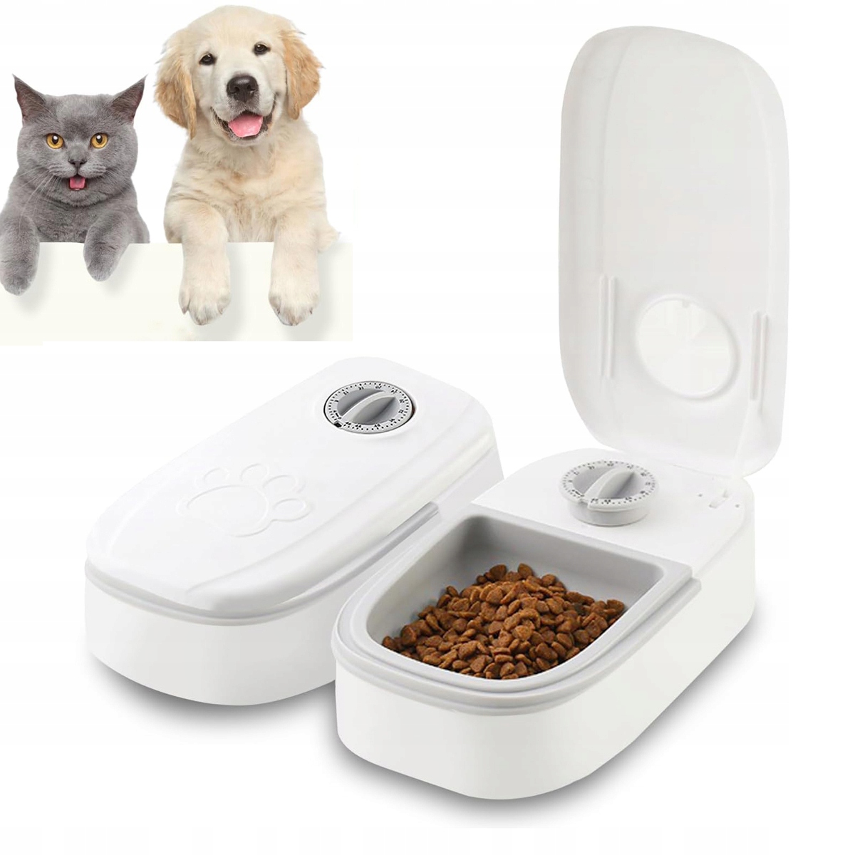 Levně Automatické Krmítko Pro Zvířata S Časovačem A Vyjímatelnou Konstrukcí