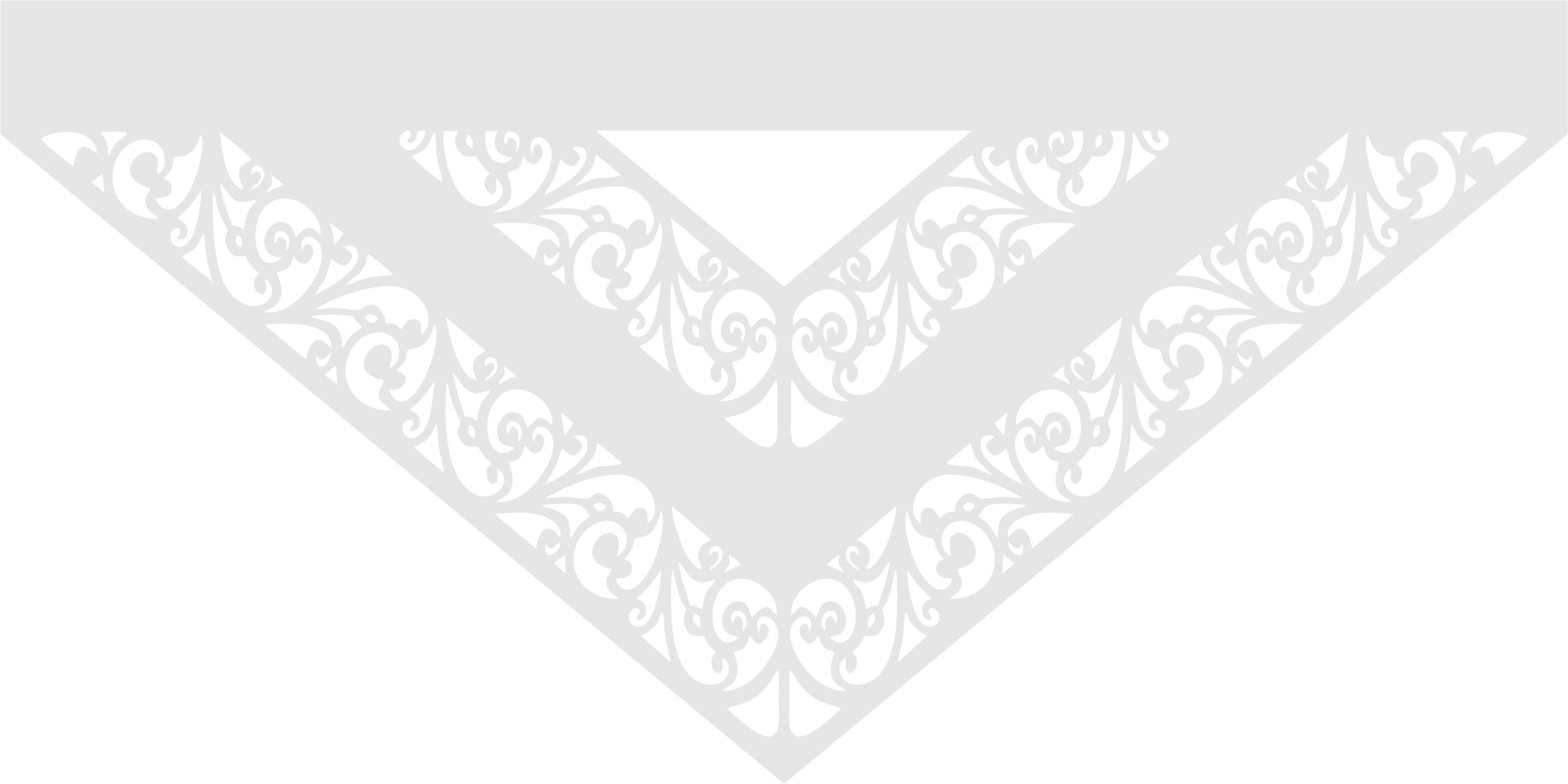 Ažur na záclony vzor PiroT7657 Tloušťka 1,5 mm kvalita Premium Šedá 130x65 cm