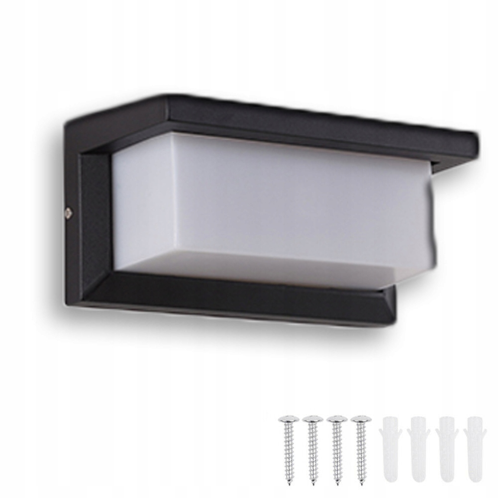 

Lampa Kinkiet Woodoodporny Czujnik Ruchu 8W Led