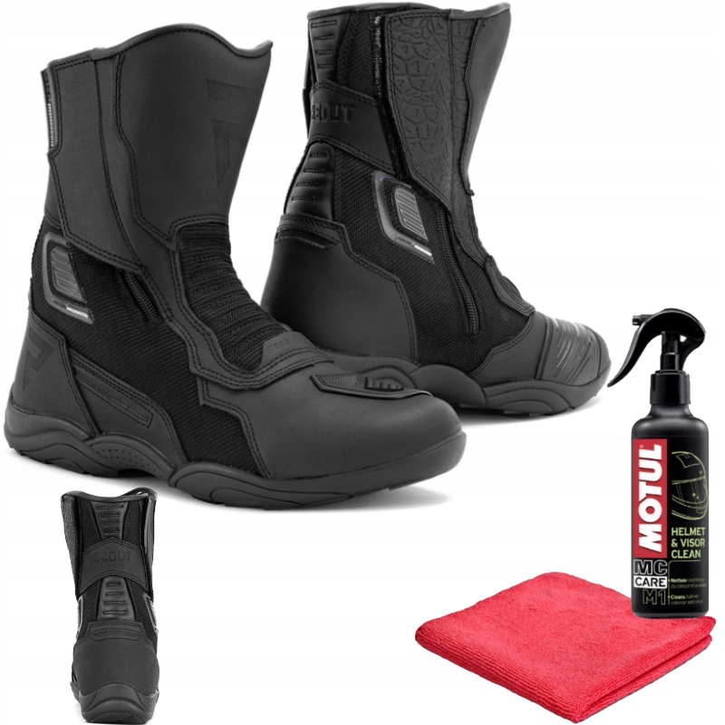 Buty motocyklowe Rebelhorn Scout Air Black Matt 45