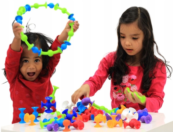 Zestaw Startowy Klocki Przyssawki Squigz Fat Brain Toys