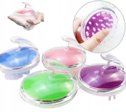 SILIKONOWA SZCZOTKA DO MASAŻU MYCIA GŁOWY I SKÓRY Marka BestHurt