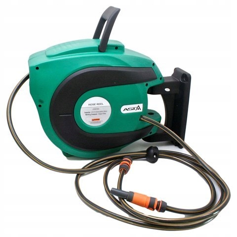 BĘBEN ZWIJACZ NA WĄŻ OGRODOWY 20m AUTOMATYCZNY XXL Marka Asta