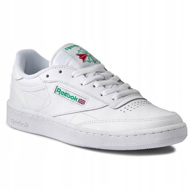 Reebok Club C 85 Pánské Kožené Sportovní Boty Bílé 42,5 3S9G9* Pozadí