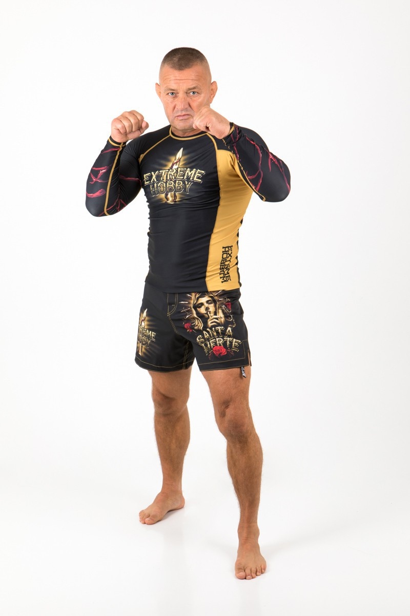 Rashguard Extreme Hobby do MMA BJJ SANTA MUERTE S Marka Extreme Hobby