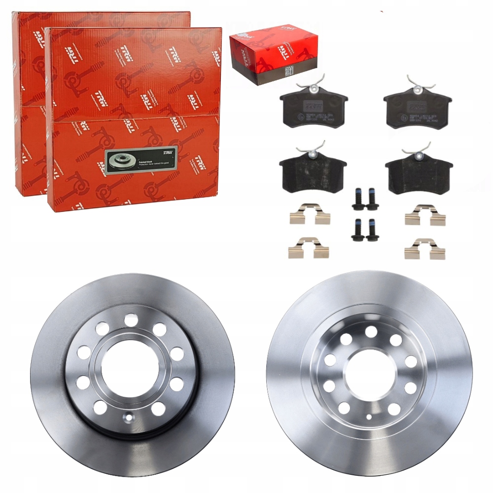 DF4276 - TRW ДИСКИ + КОЛОДКИ ЗАДНИЕ SKODA OCTAVIA III YETI 5L