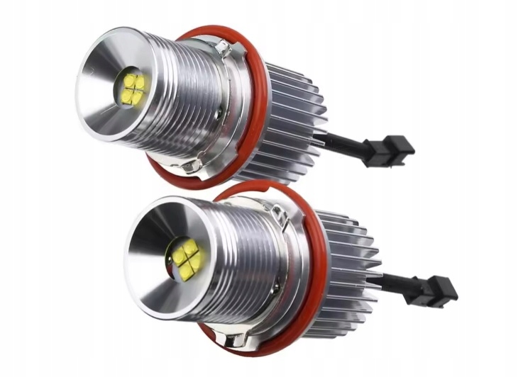 Markery Led Ringi Angel Eyes Bmw E39 E53 E60 E61 E65 E87 X5 Xenon White