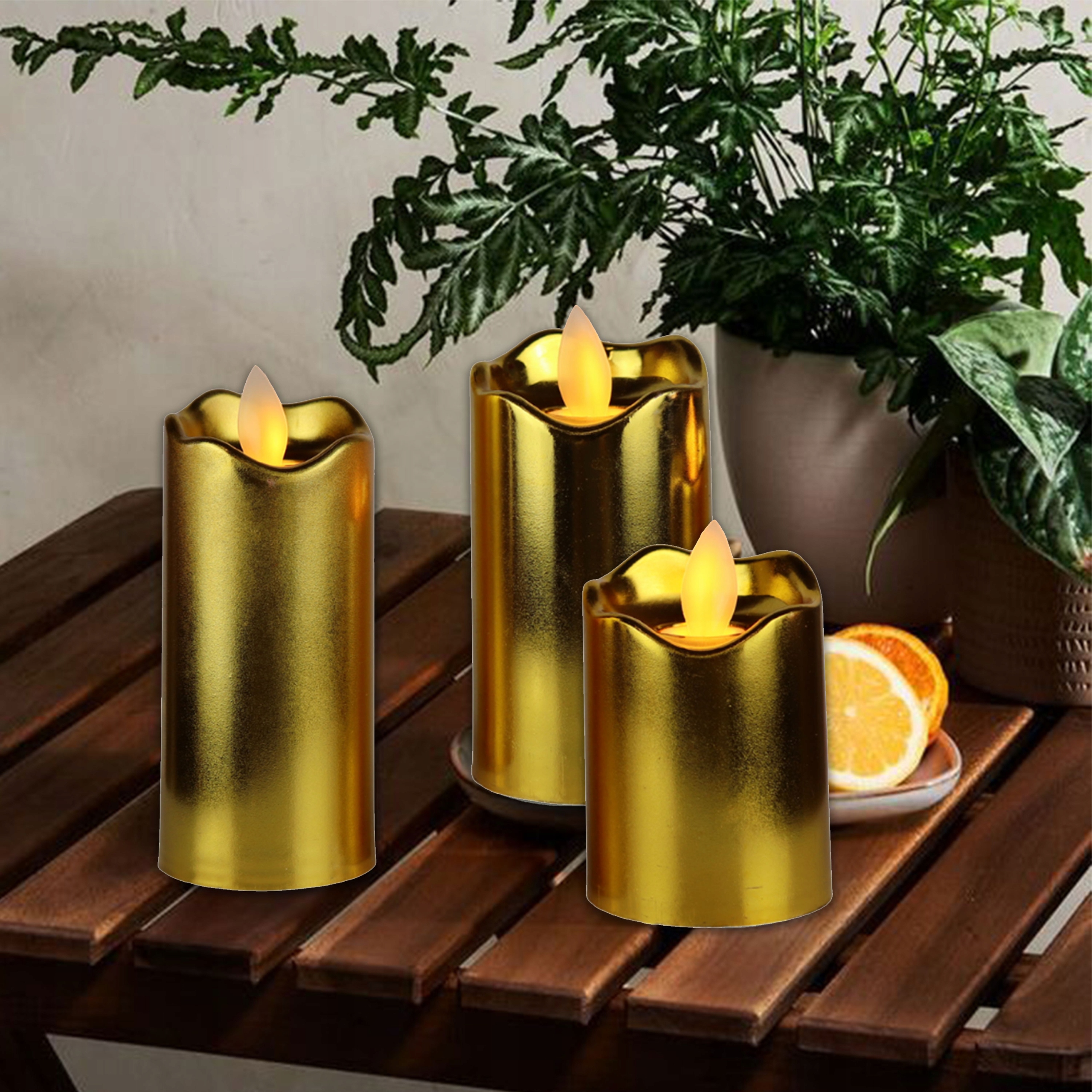 3x ŚWIECZKA LED ŚWIECA Z RUCHOMYM PŁOMIENIEM WKŁAD DO ZNICZY EKO DEKORACJA Marka Domarex