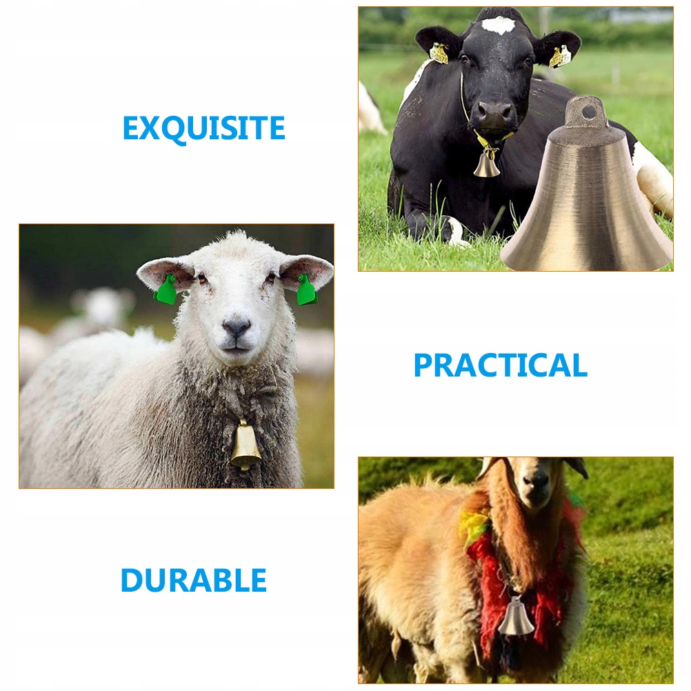 DZWONKI KÓZ OBROŻA DOMOWA DŹWIĘKI WIATROWE 4 SZT Marka bez marki