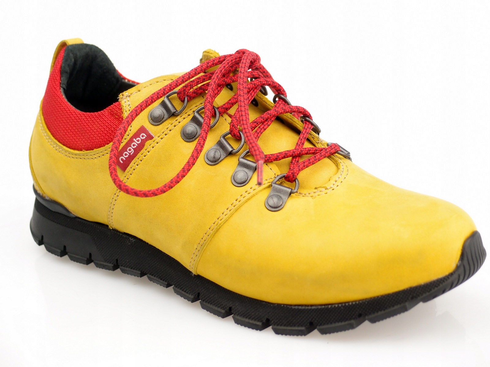 

Husar buty Trwałe trekkingi Nagaba PL070 żółte 38