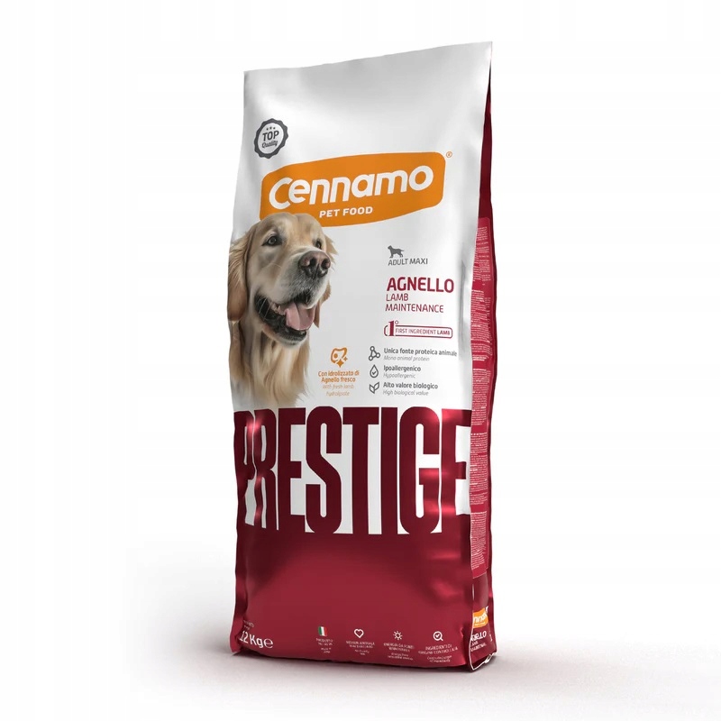 Prestige Premium Adult Maxi Agnello Lamb 12KG * Cennamo *