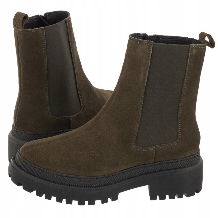 Dámské Kotníkové Boty na podpatku Šněrovací boty Filipe Zelené/Khaki 12323