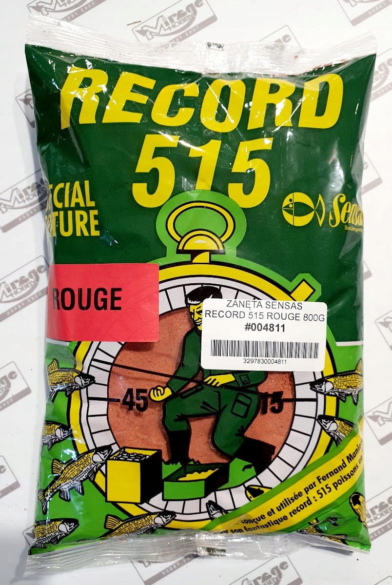 Zanęta Sensas Record 515 Rouge 800g [00481] (na ukleje i drobne ryby)