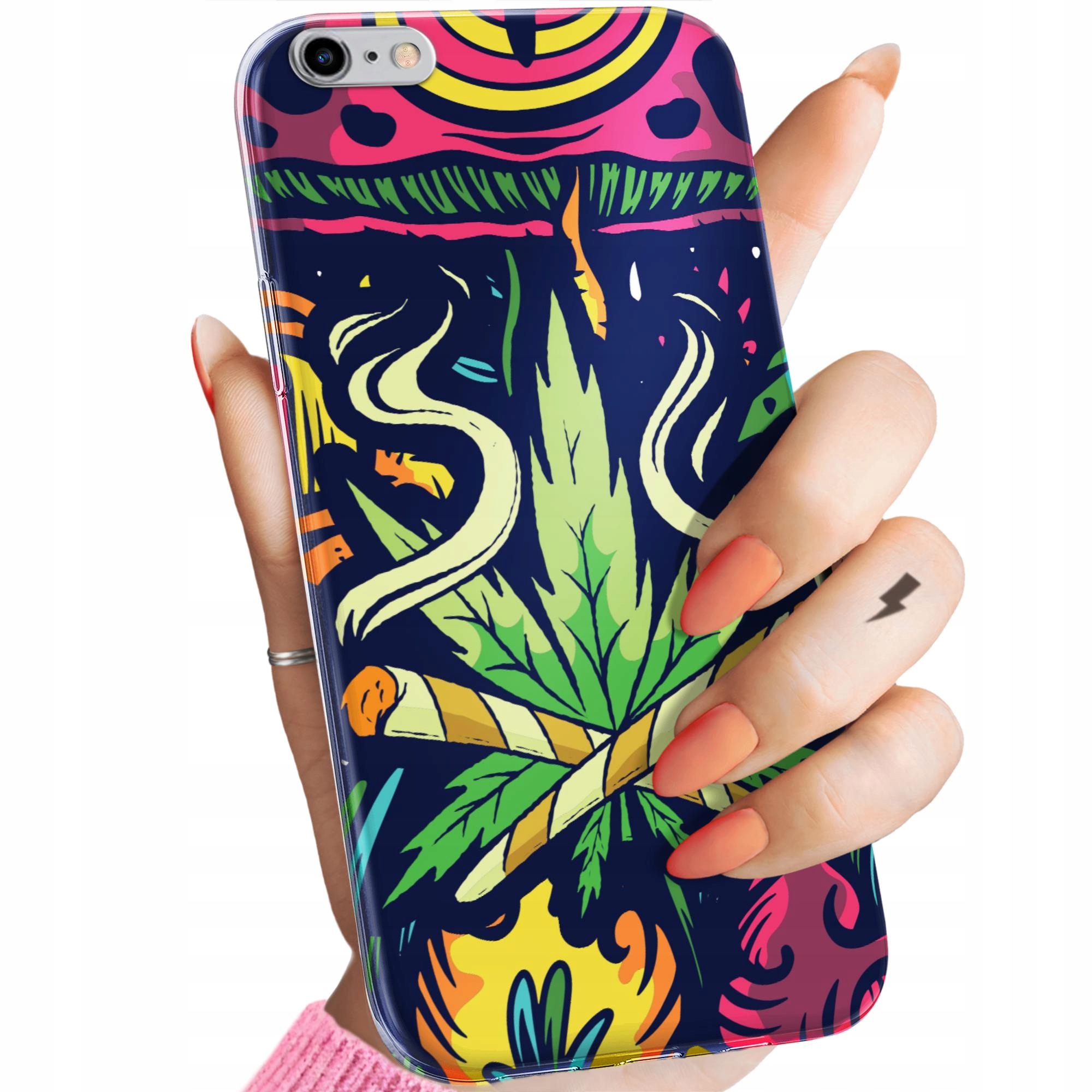 Etui Do Iphone 6 Plus 6S Plus Ganja Marihuana Cannabis Zioło Case