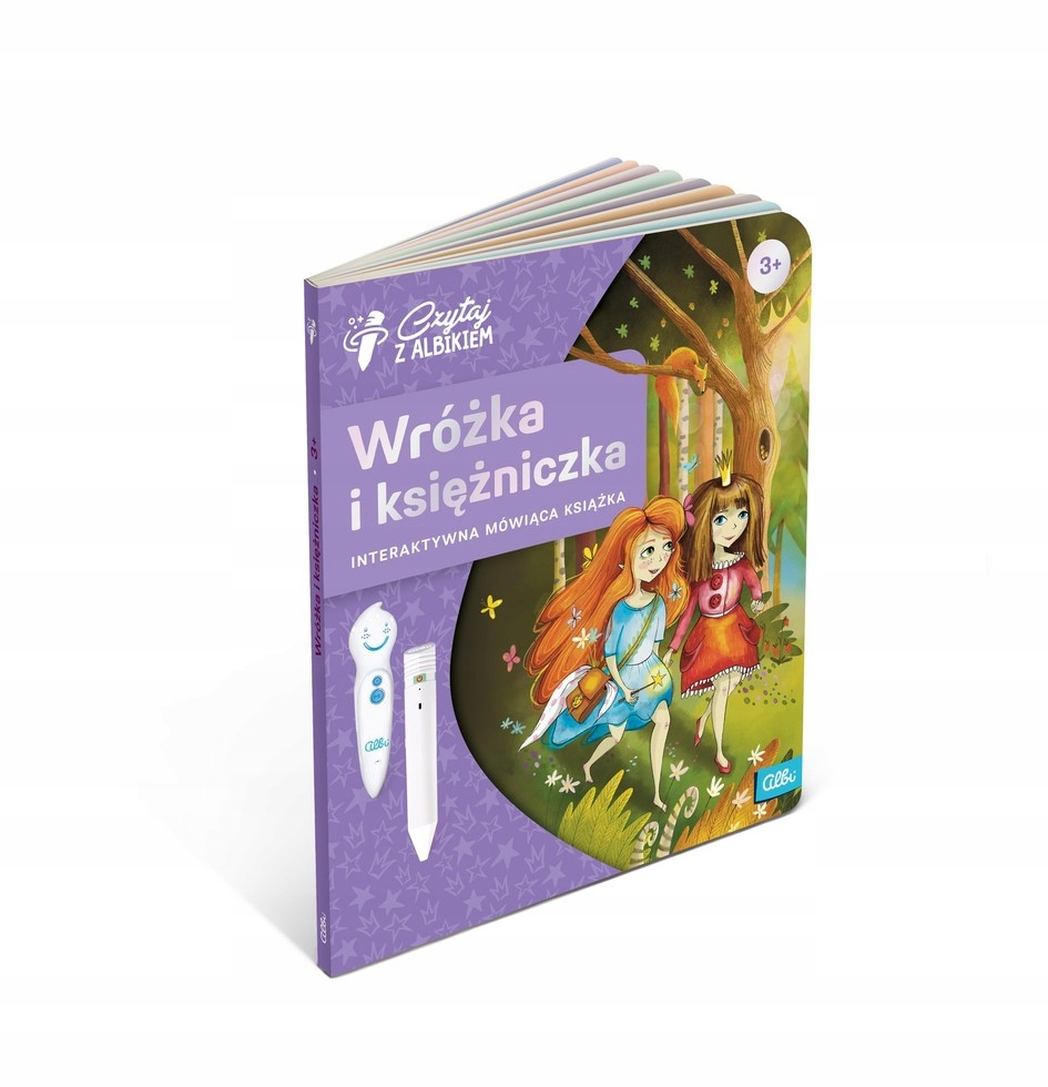 WRÓŻKA I KSIĘŻNICZKA CZYTAJ Z ALBIKIEM MÓWIĄCA KSIĄŻKA ALBIK Stan opakowania oryginalne