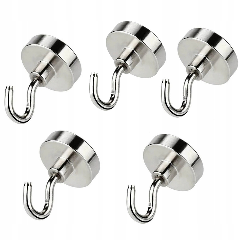 

5x Uchwyt Neodymowy Haczyk 25X8mm magnes Udźwig 22