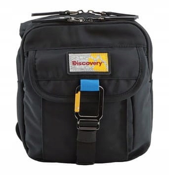 Taška přes rameno s klopou Discovery Icon 712 Černá