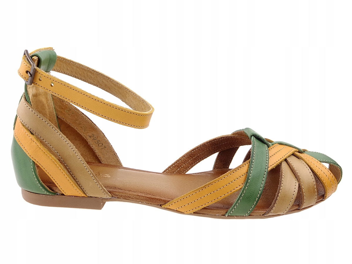 

Maciejka sandały buty 01924-09 zielony brąz New 39
