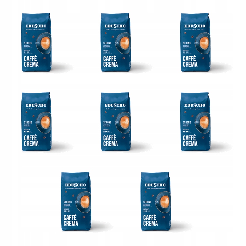 Kawa ziarnista Eduscho Crema Strong 1000g Wb X8