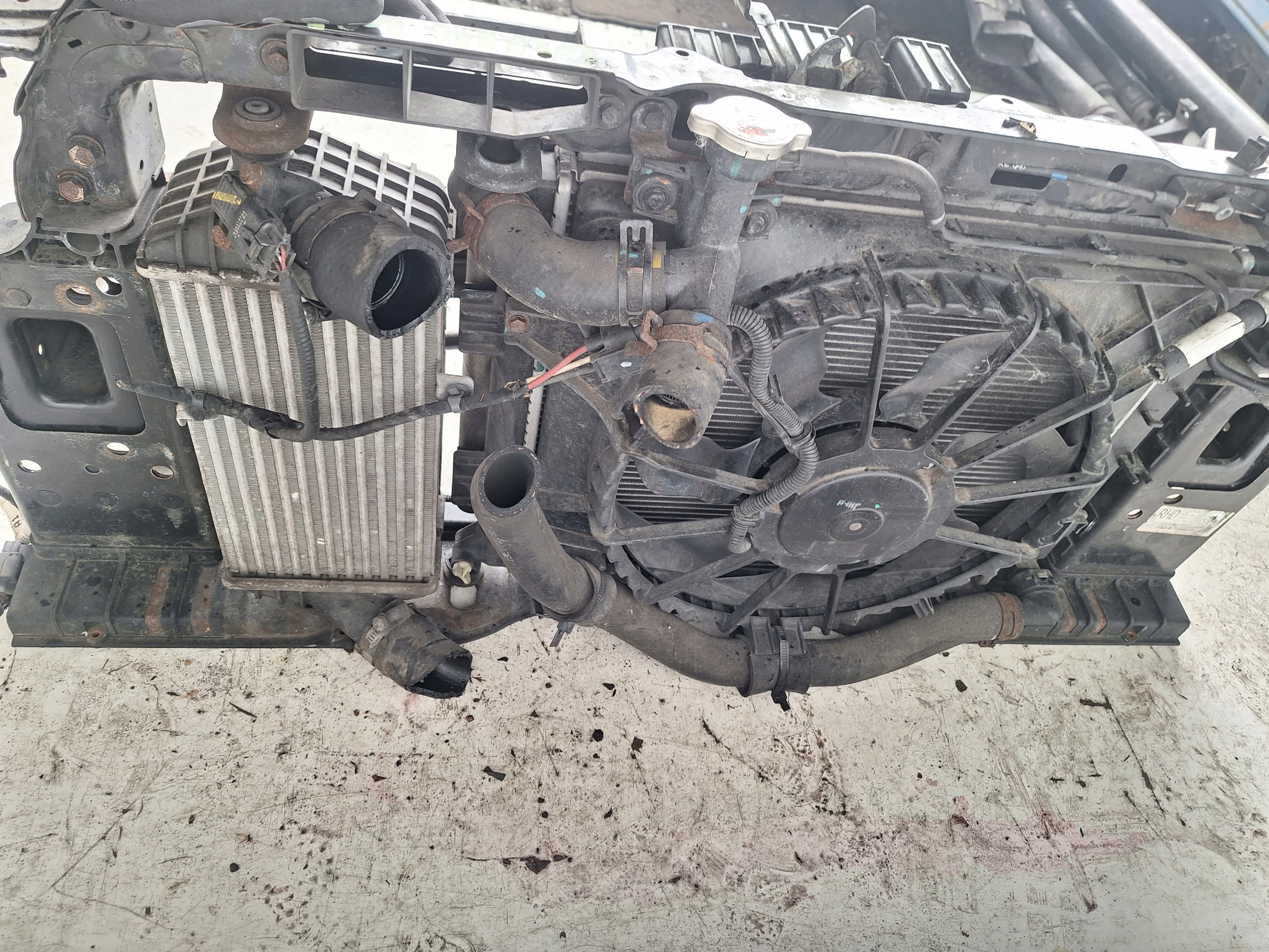 KIA CEED II 12-15 support panel for radiators CRDI