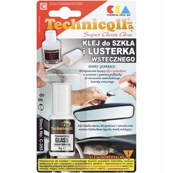 

Klej Do Szkła I Lusterka Wstecznego Technicql C355