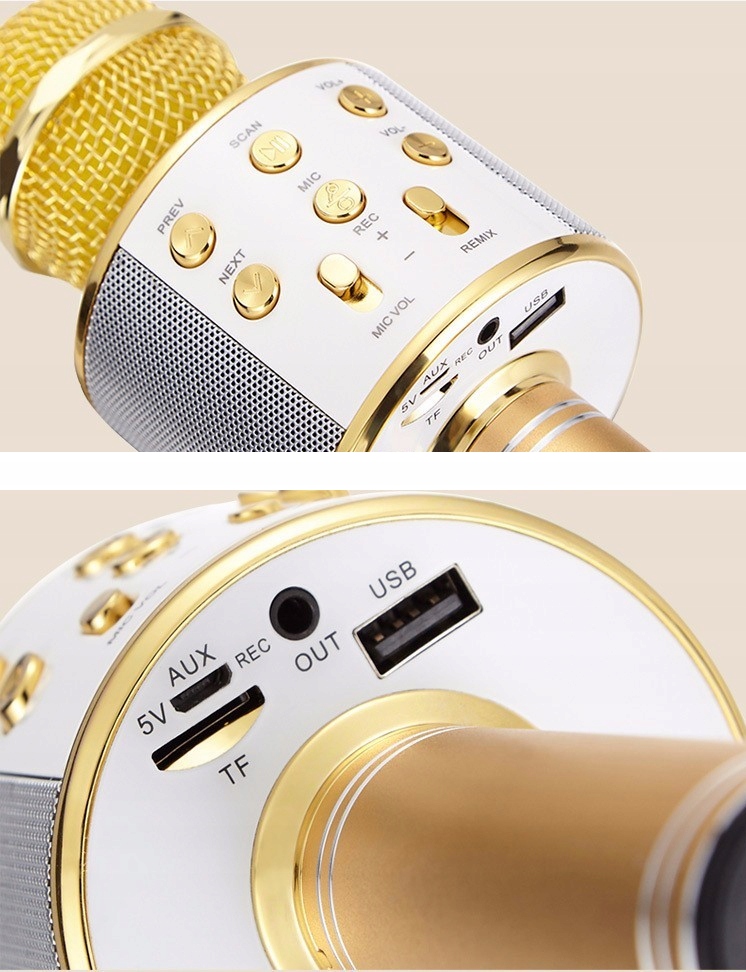 MIKROFON BEZPRZEWODOWY KARAOKE - BLUETOOTH GŁOŚNIK Płeć chłopcy