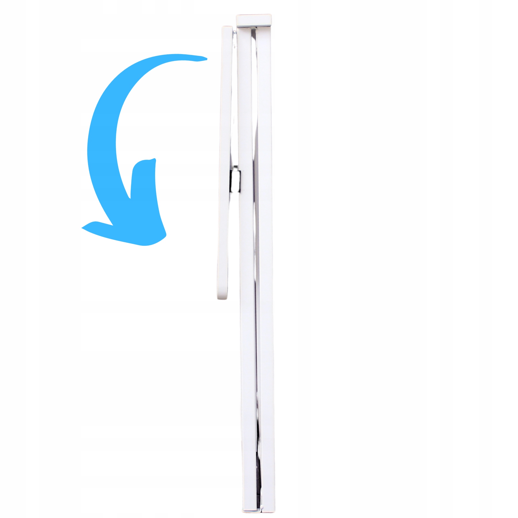 Biurko Składane Białe BoHome Stolik Toaletka Komputerowe Laptop Ska* Office Szerokość mebla 80 cm