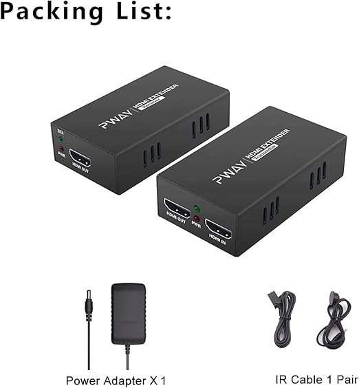 Pway Hdmi prodlužovací kabel PW-HT225PIR Pway Hdmi prodlužovací kabel PW-HT225PIR Ir
