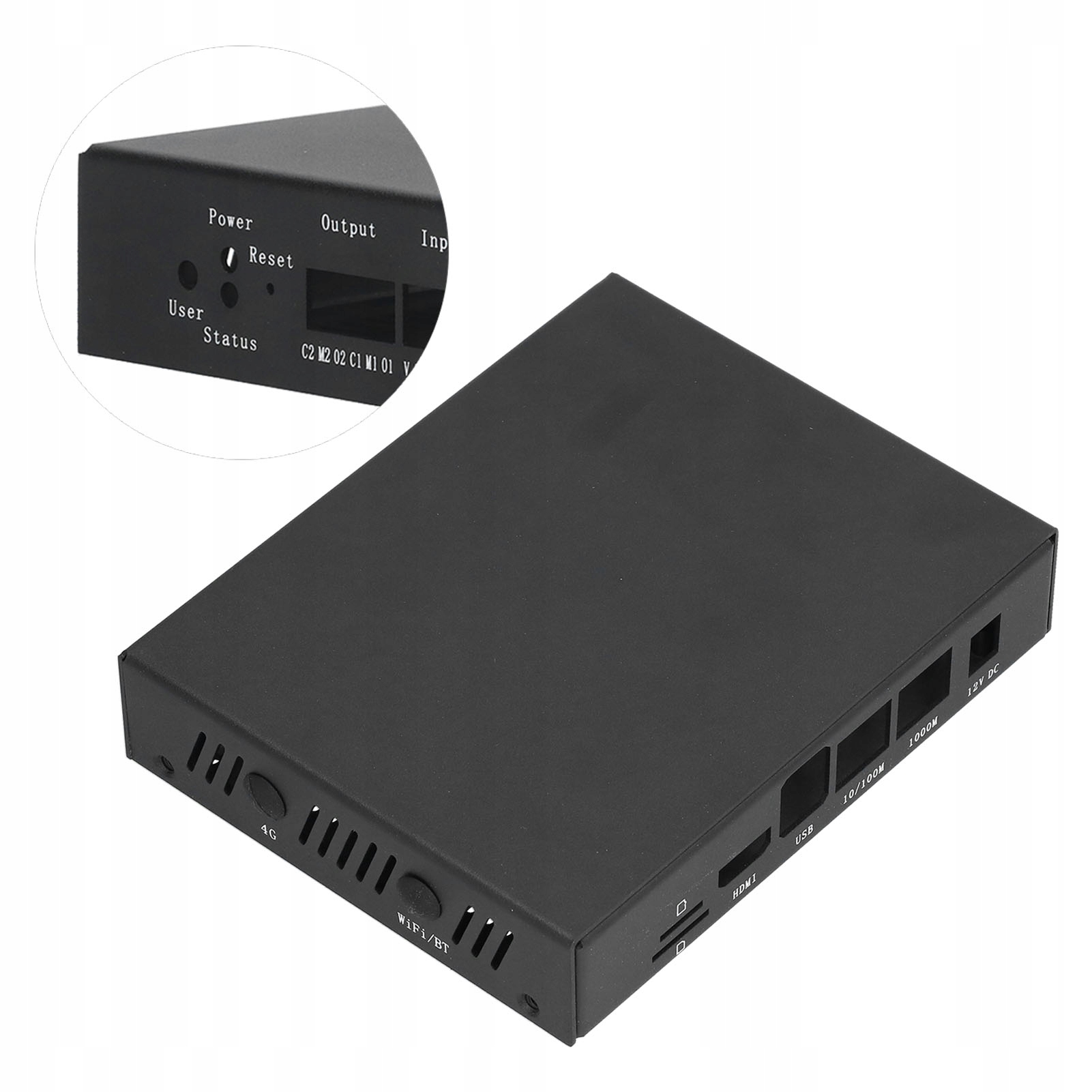 Aluminiowa Obudowa z Wieloma Interfejsami dla Raspberry Pi CM4 Compute Module