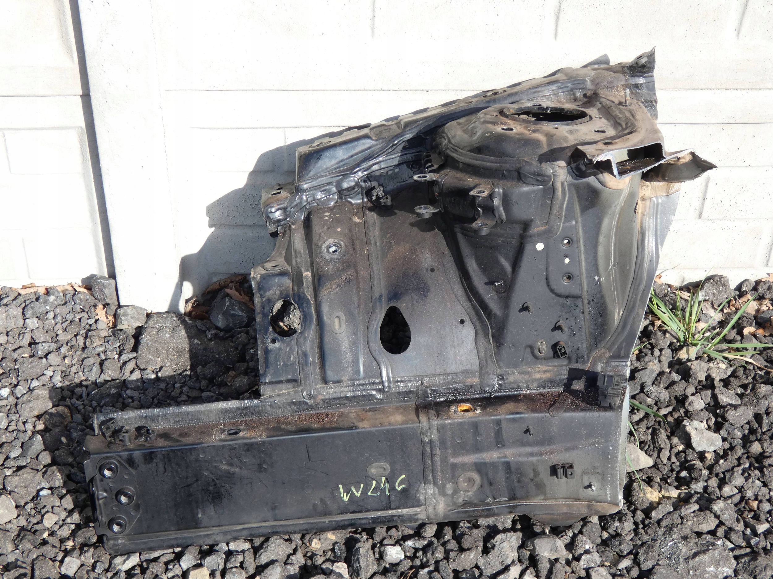MERCEDES B KLASA W246 quarter right front right