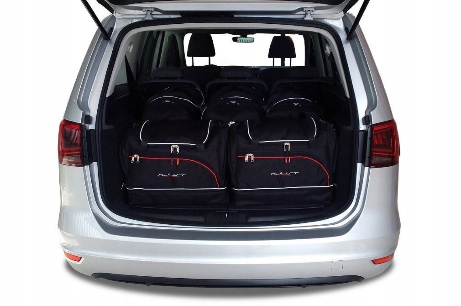 J&j Automotive Sada 5ks cestovných tašiek Sport pre Vw Sharan 2010+