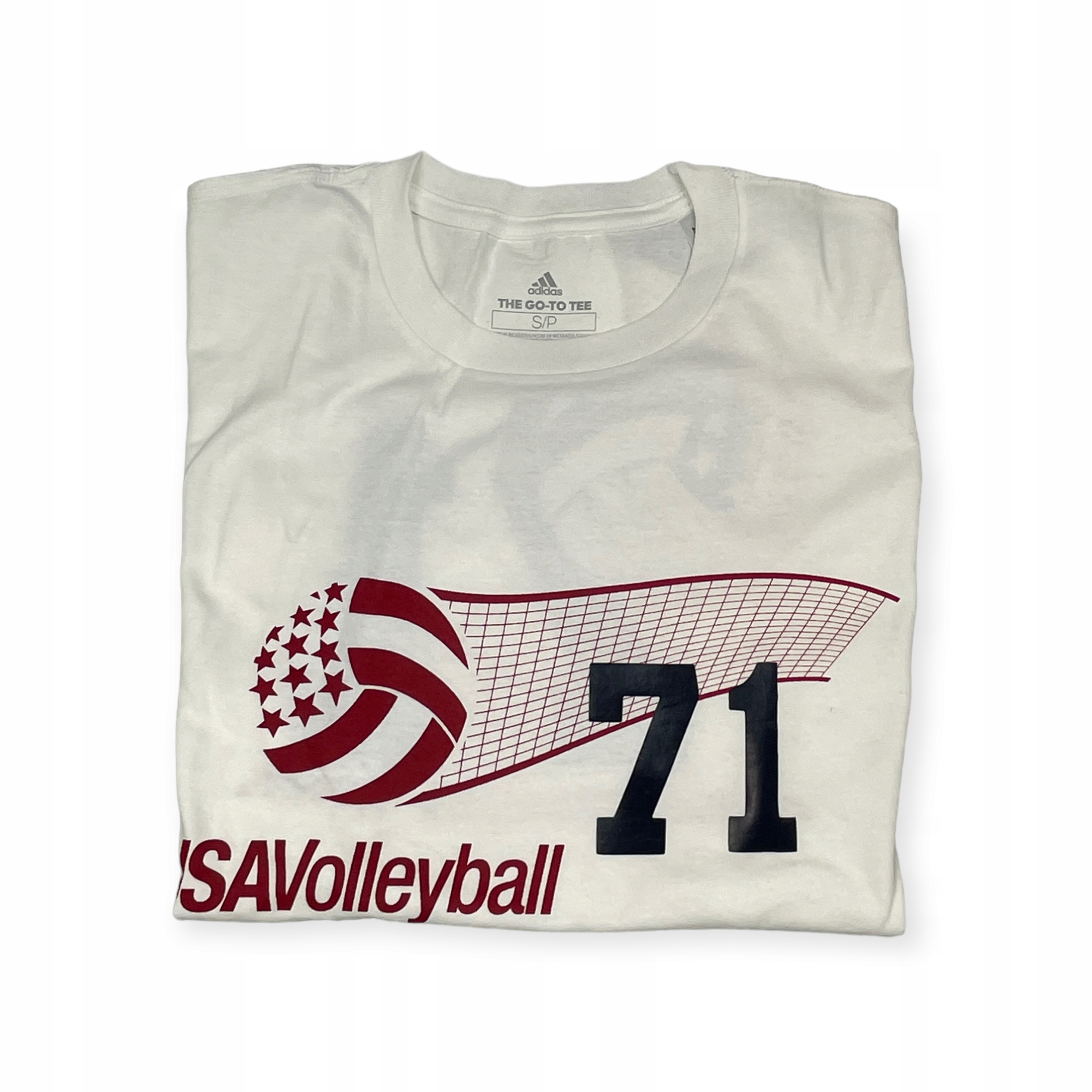 Koszulka męska biała ADIDAS VOLLEYBALL S 71 Rozmiar S