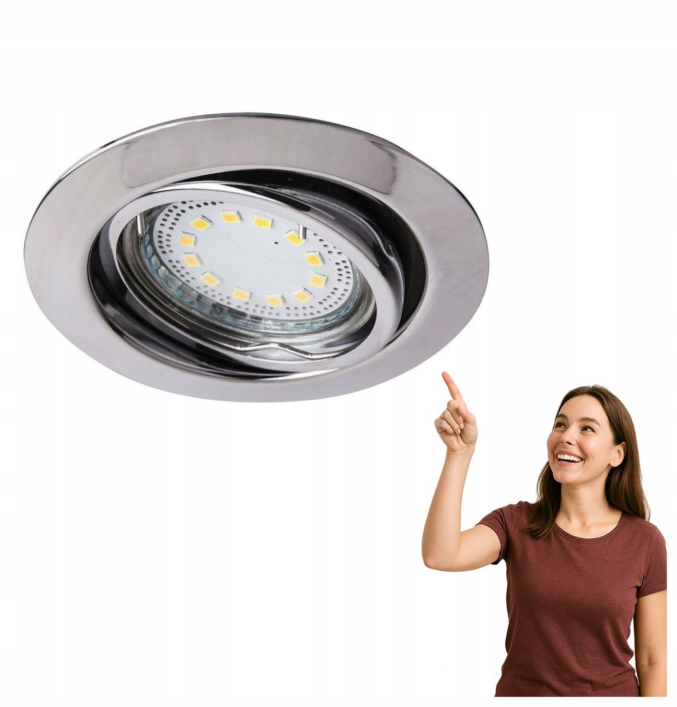 Zapuštěné kulaté stropní svítidlo Lite 1050 Rabalux