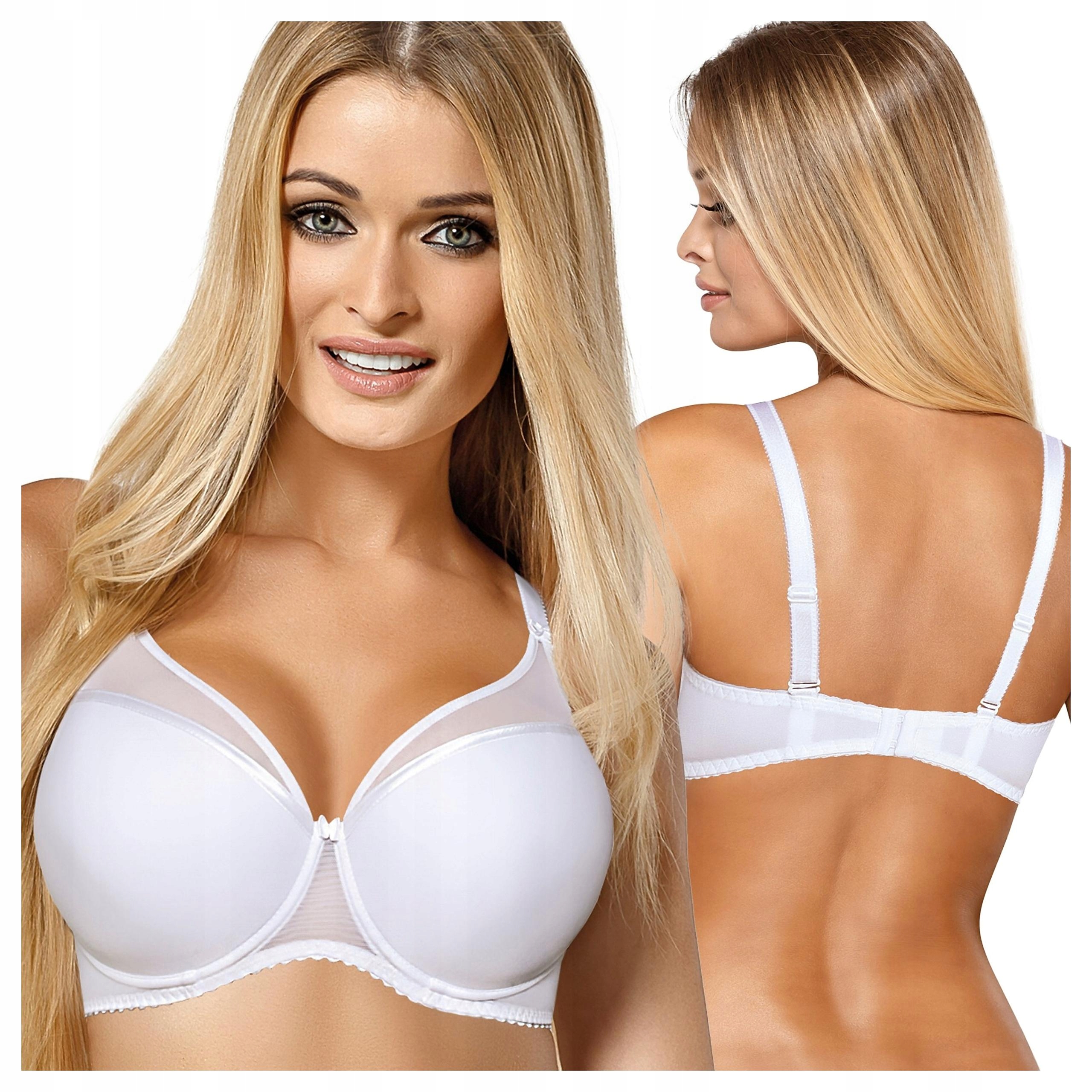 Podprsenka Push Up Hladká podprsenka Velké velikosti Zvětšovací bílá 70B