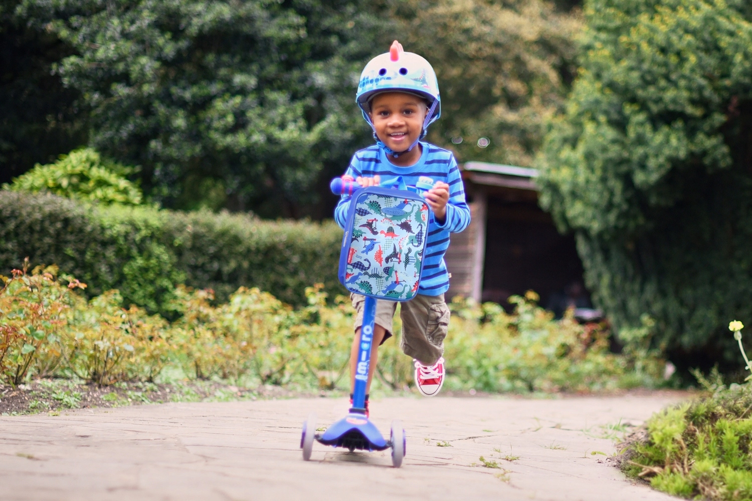 Hulajnoga Mini Micro Deluxe Blue niebieska Liczba kół 3