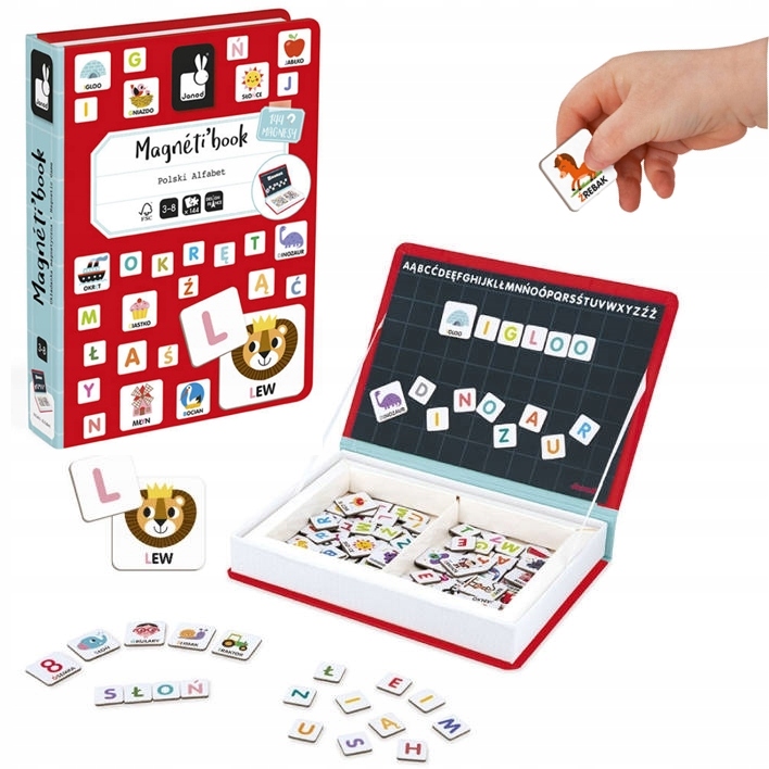 

Janod Magnetibook Polski Alfabet nauka liter