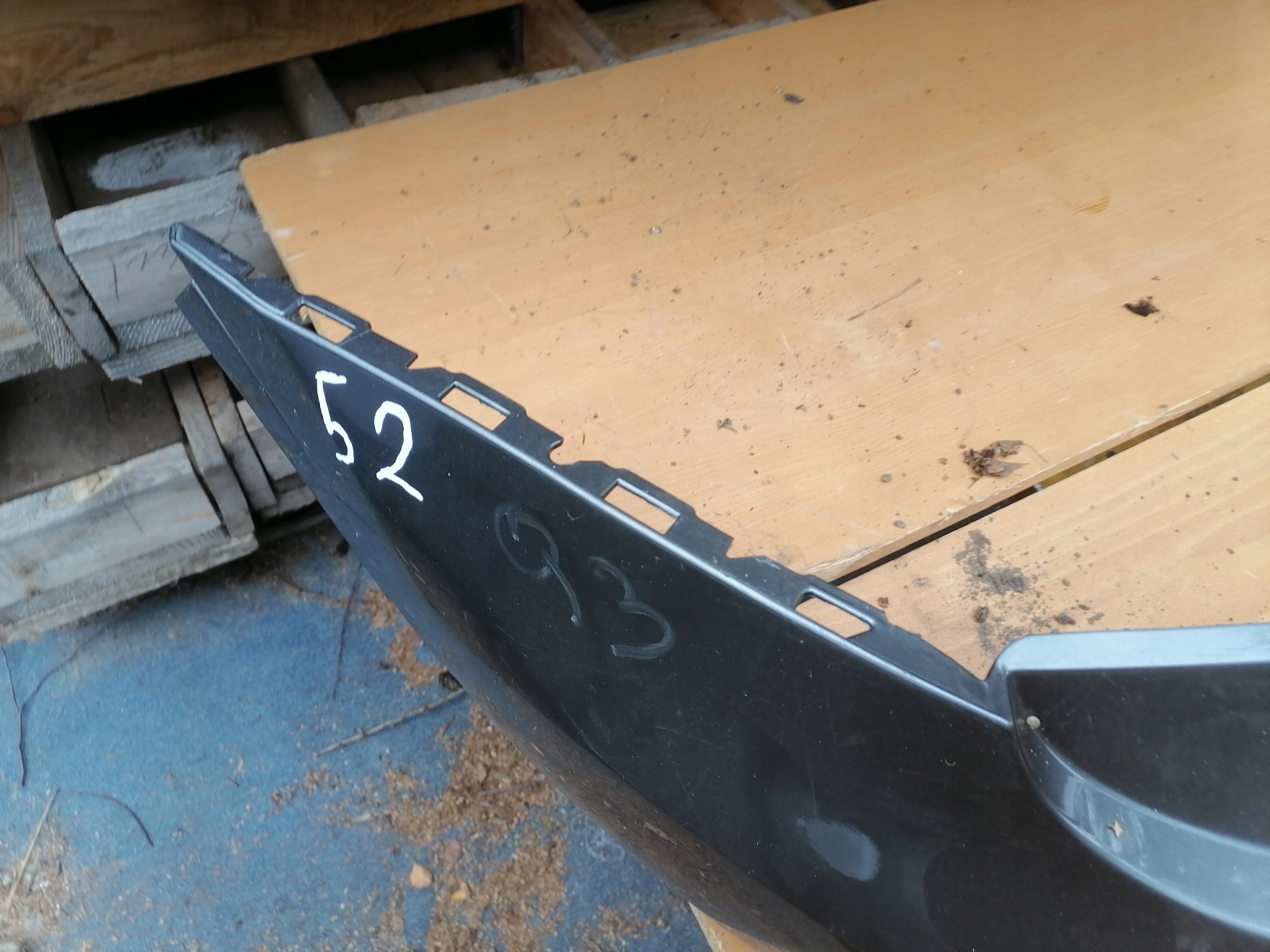 bumper rear part AUDI Q3 8U0807385A